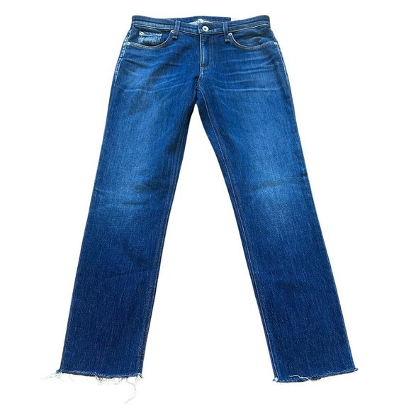 Rag & Bone Dre Low-Rise Slim Boyfriend Jeans Pants Magnus Size 27 Women's - Picture 1 of 13
